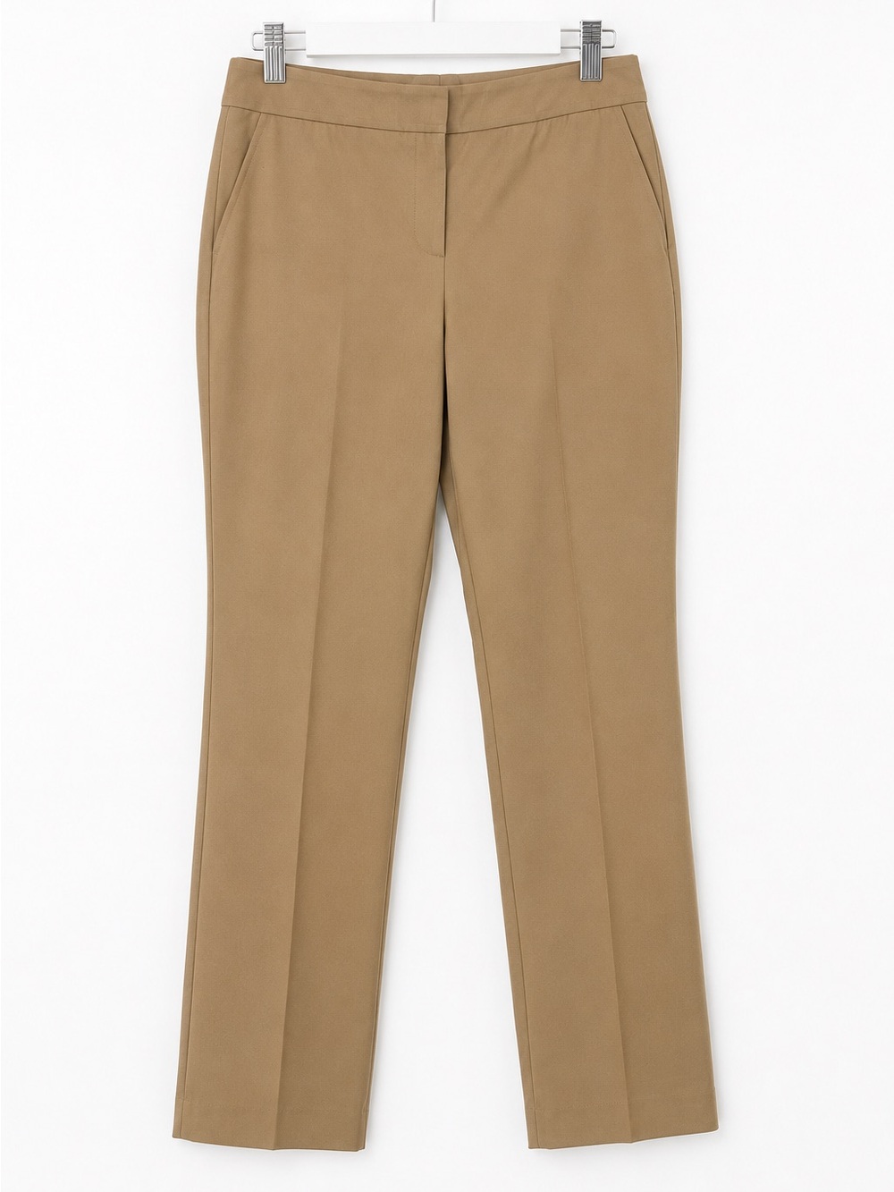 NWOT Halogen Taylor Fit Camel/Tan Color Straight Leg Trouser Pants 6P Petite